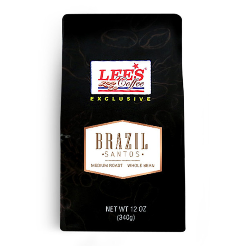 Lee's Coffee Exclusive Whole Bean, Brazil Santos 